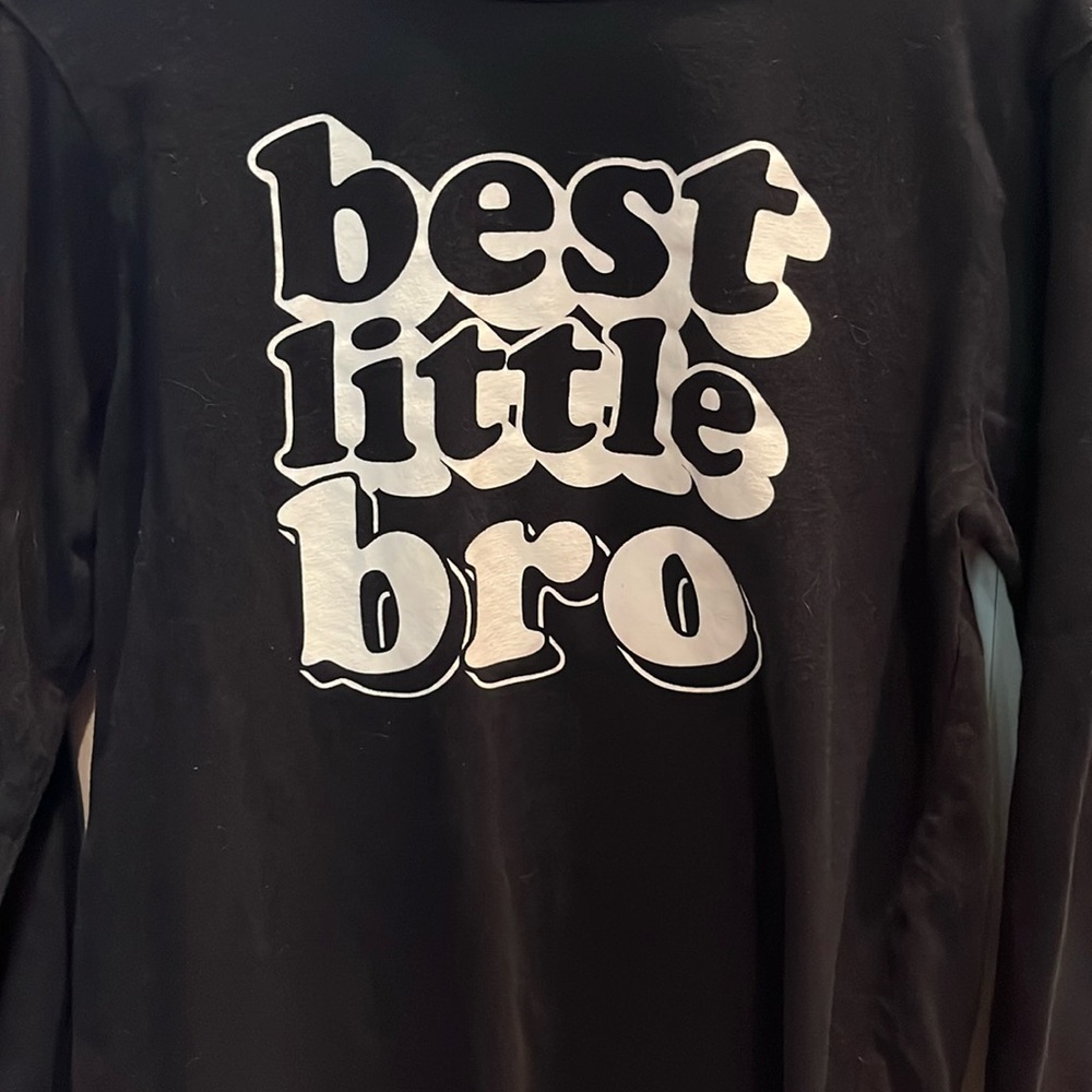 Best Little Bro long sleeve tee, size 5/6